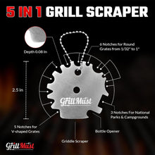Load image into Gallery viewer, Grill Burger Press Premium Bacon Press Set: 7″ Meat Press Cast Iron for Perfectly Griddle Seared Bacon | Burger Press Cast Iron Set Includes Grill Scraper &amp; Scrubber | Ideal Gift for Men.

