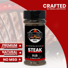 Load image into Gallery viewer, 10-42 BBQ Steak Seasoning (NO MSG, 0 Calorie) | Premium Steak Rub &amp; Meat Seasoning for Grilling Beef, Pork, Ribeye, Tomahawk &amp; Sirloin | Bold Garlic Herb BBQ Rub &amp; Dry Rubs for Smoking | 5.5 oz
