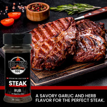 Load image into Gallery viewer, 10-42 BBQ Steak Seasoning (NO MSG, 0 Calorie) | Premium Steak Rub &amp; Meat Seasoning for Grilling Beef, Pork, Ribeye, Tomahawk &amp; Sirloin | Bold Garlic Herb BBQ Rub &amp; Dry Rubs for Smoking | 5.5 oz
