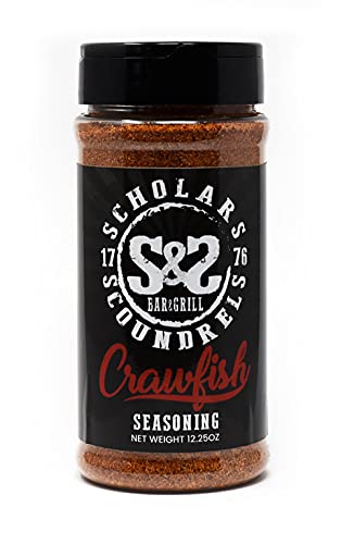 Scholars & Scoundrels Bar and Grill Cajun Crawfish Seasoning (No MSG) (12.25 oz)