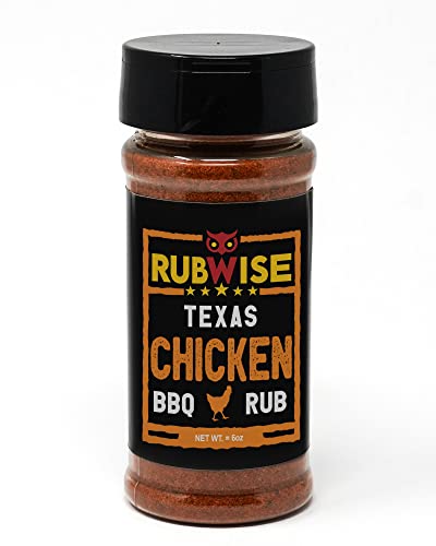 RubWise Texas Style Chicken BBQ Rub (No MSG) (6oz)